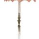Onyx, bronze and gilded brass floor lamp