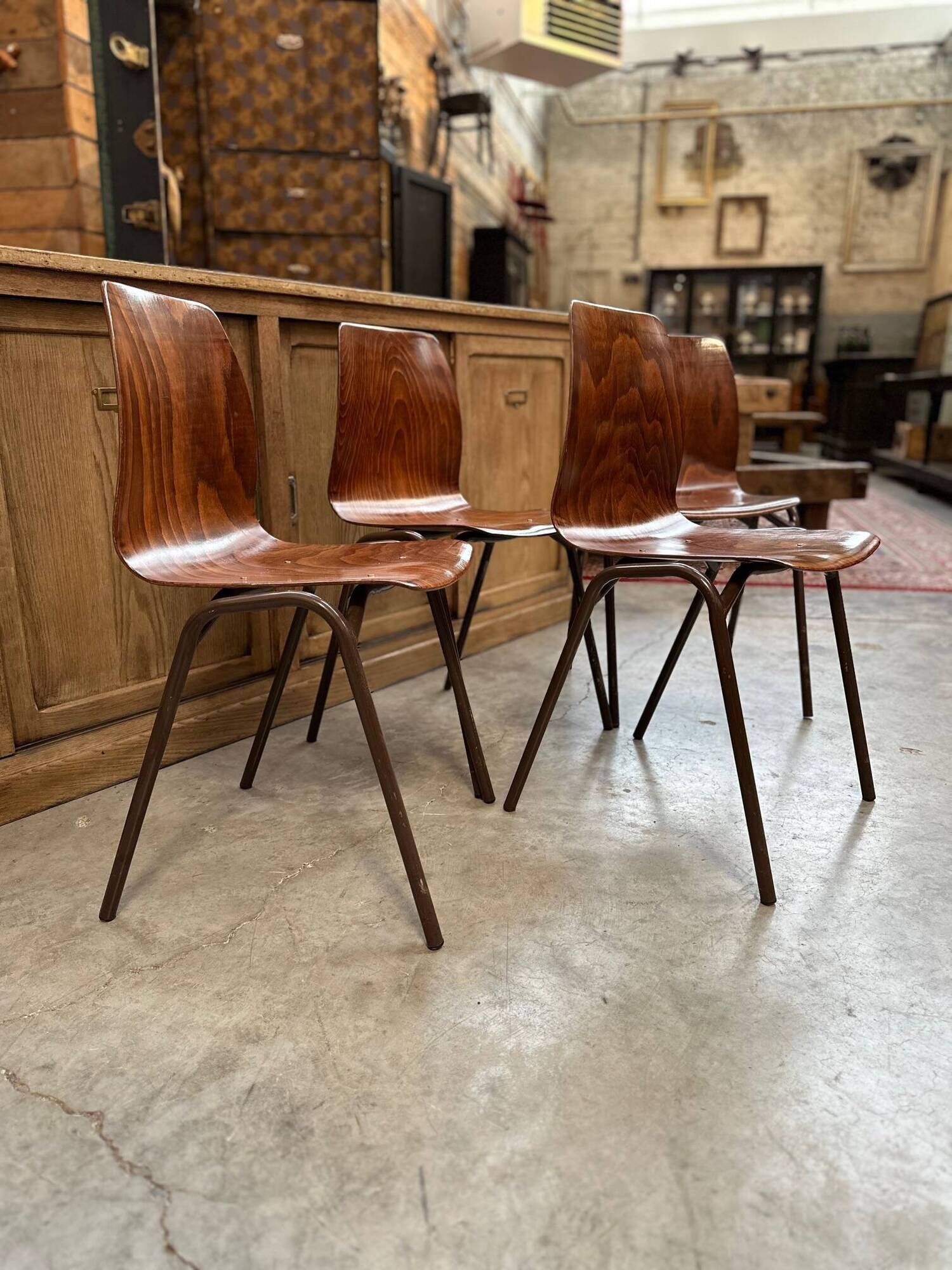 Set of 4 Pagwood Chairs by Pagholz Flötotto