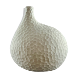 Hammered ceramic vase