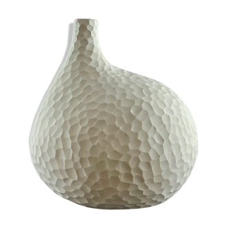 Vase en céramique martelée