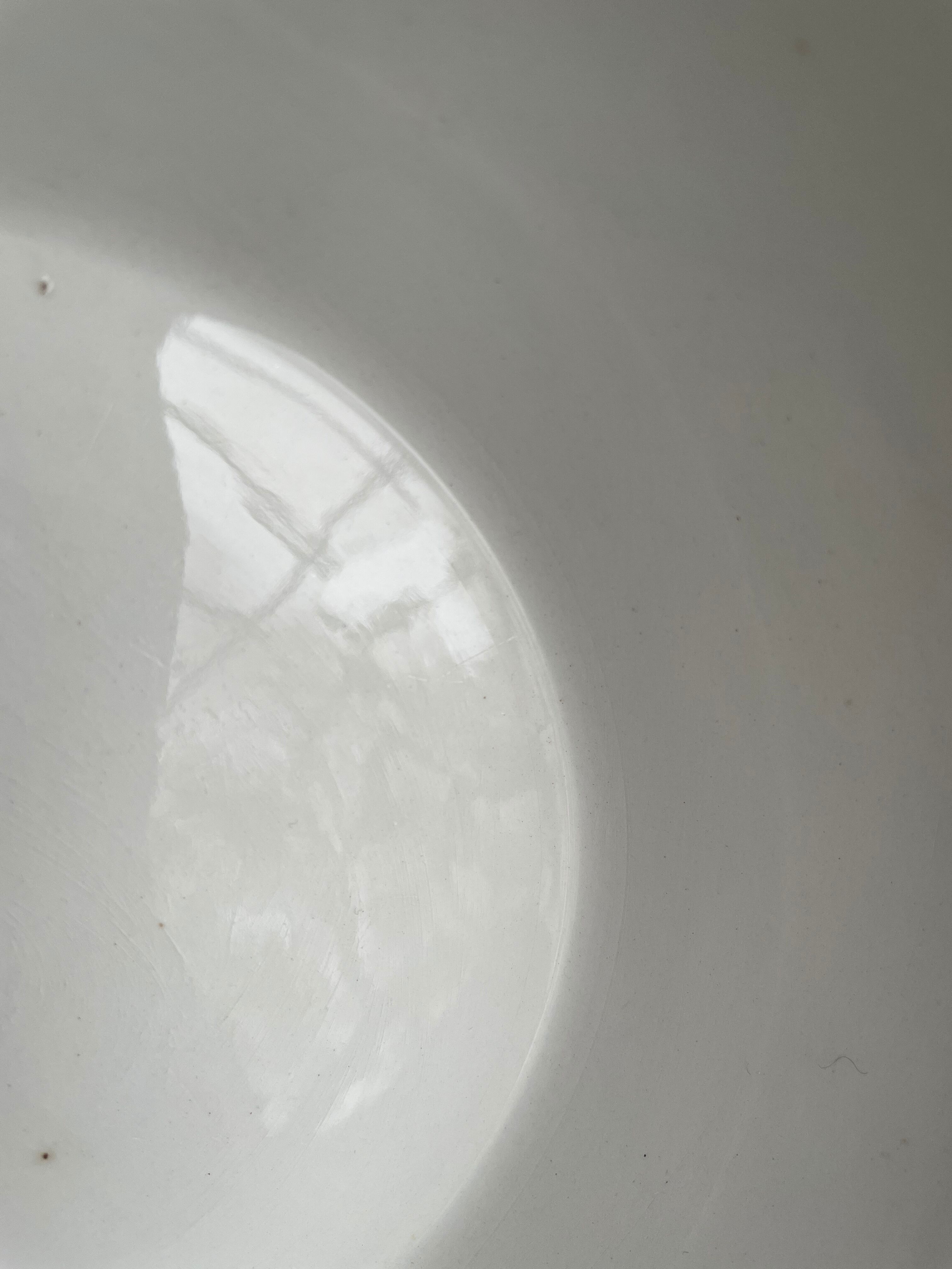 Salad bowl "HBCM, Montereau, France" diam 21 cm