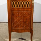 Rosewood and Mahogany chest of drawers, Louis XV / Louis XVI Transition style – Late 19th century