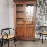 Display cabinet, oak bookcase from the 20s