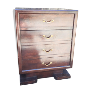 Commode vintage cubique avec sa