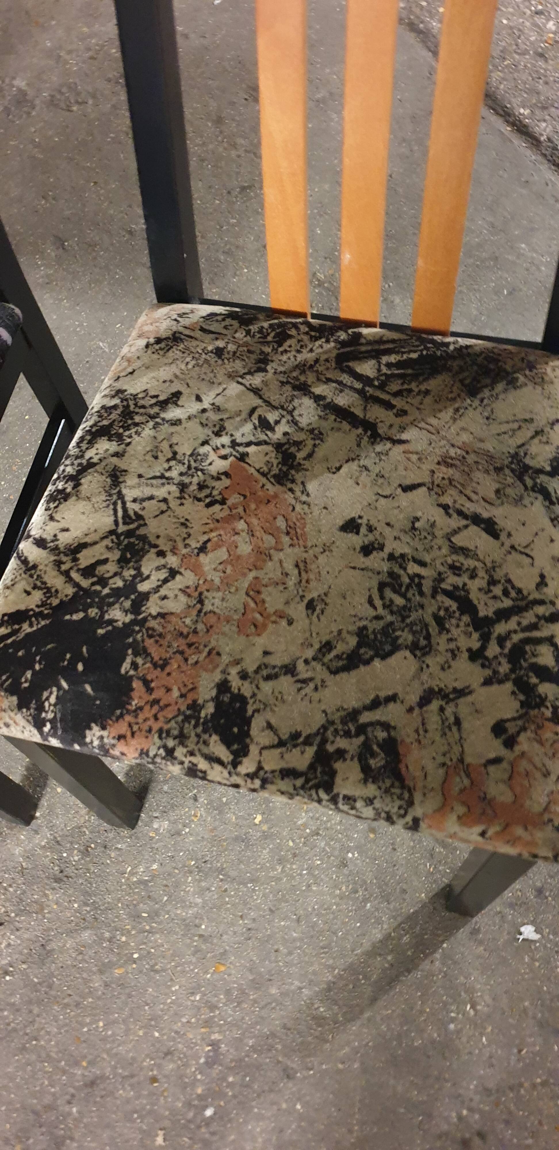 5 chairs design period 70/80