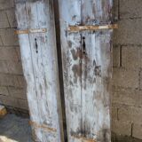Pair of old shutters