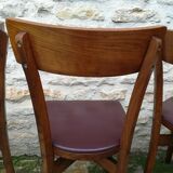 Chaises de bistrot années 50