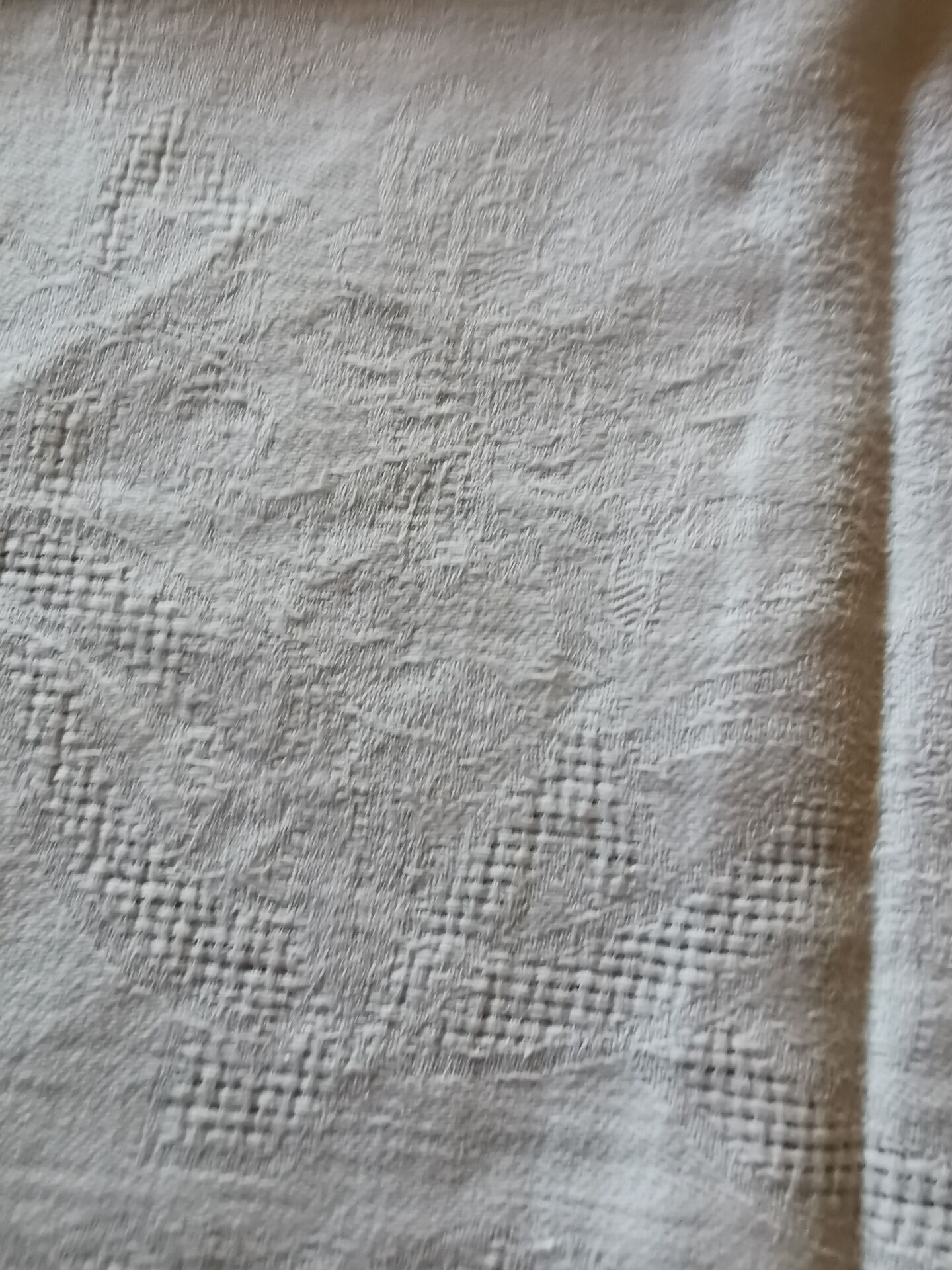 10 old damask monogrammed napkins