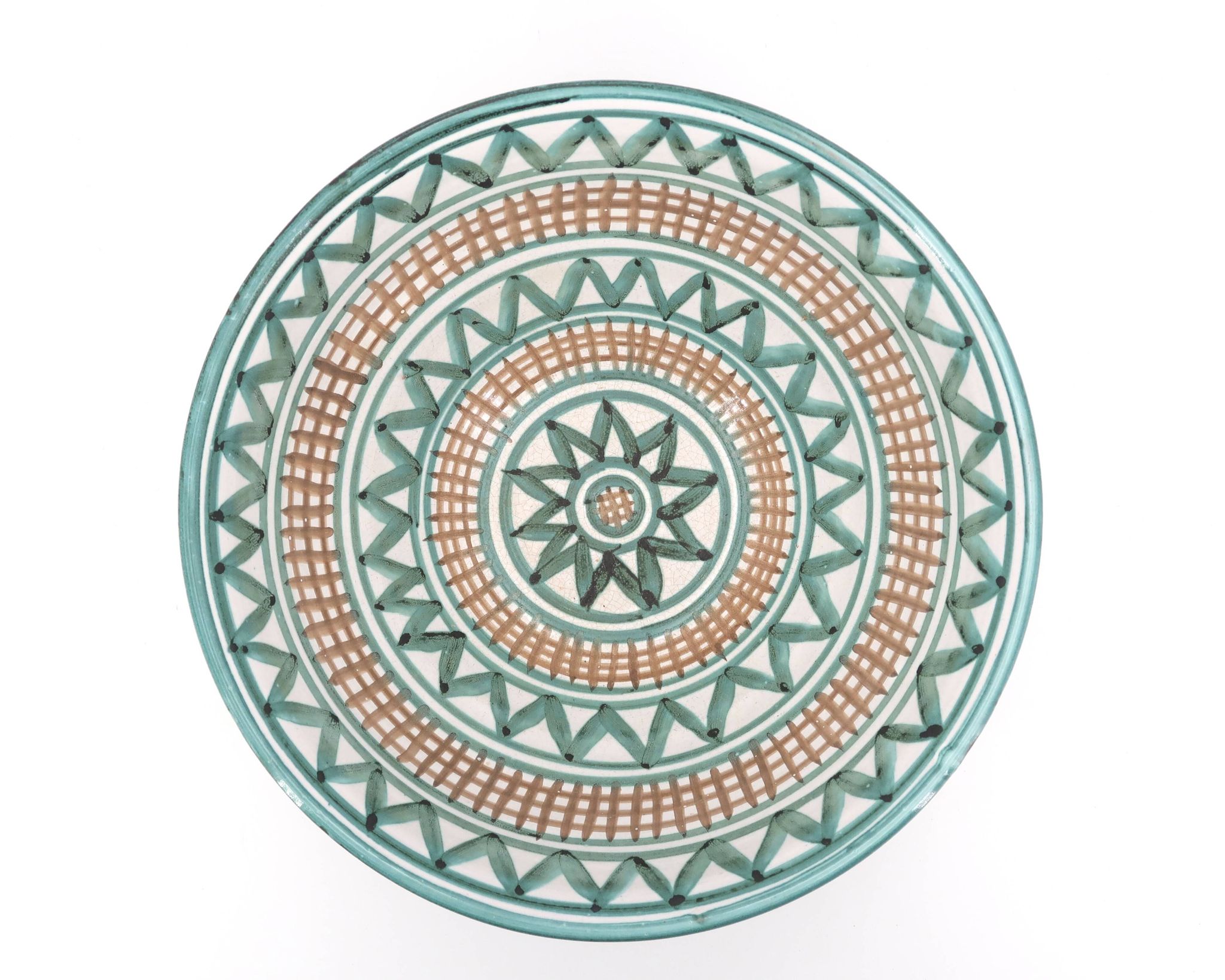 Large ceramic salad bowl Robert Picault Vallauris 60s