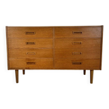 Oak chest of drawers, Denmark 1960