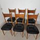 Series of 6 Scandinavian chairs - Vintage chairs