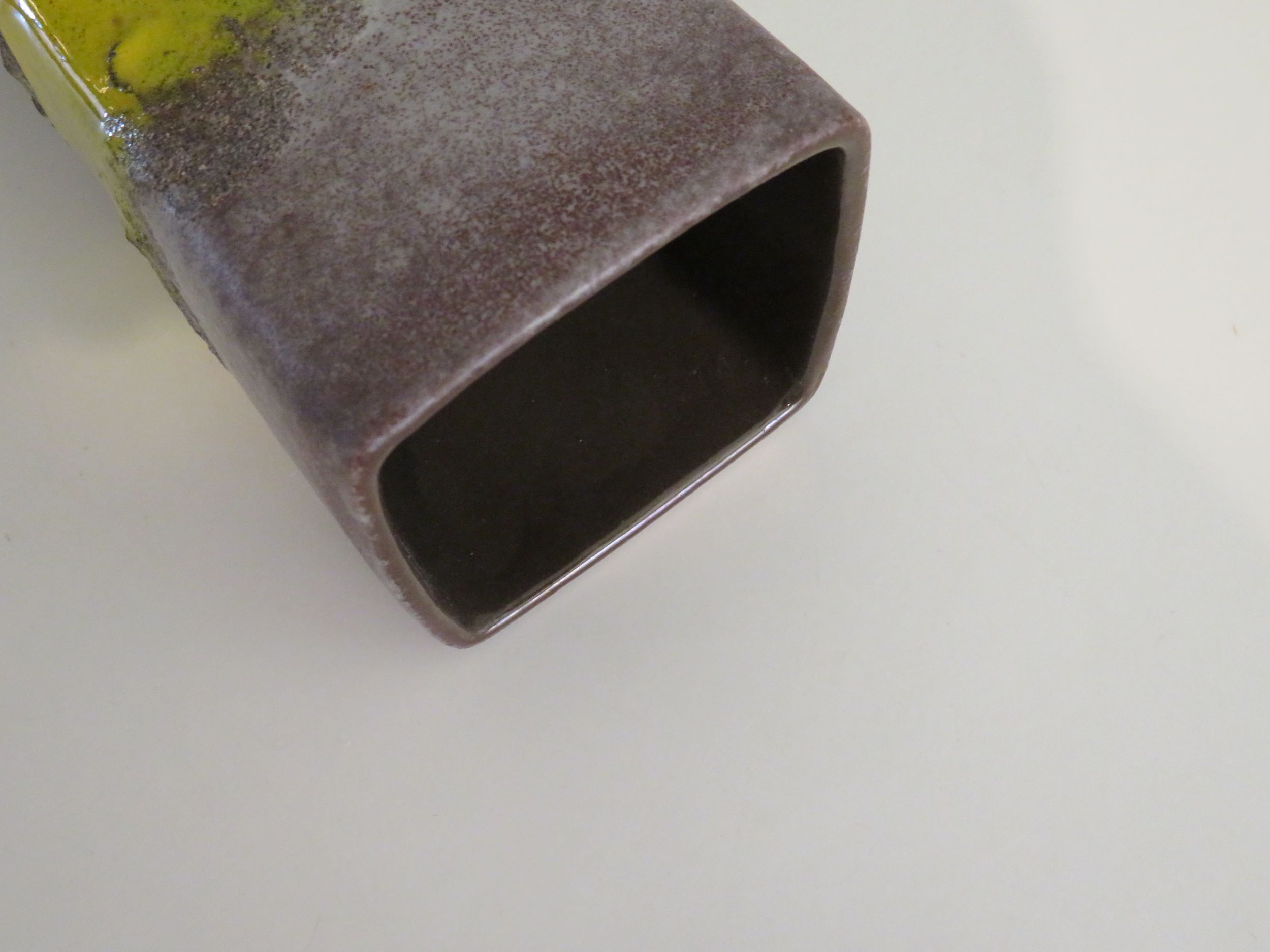 Fat Lava Strelha Ceramic Vase, GDR 1970