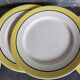 Eight dessert plates from Salins service "Menton" 50s