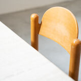 Table vintage Hank Lowenstein Padua et 6 chaises, des années 70