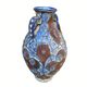 Filigree vase, ceramic, leather, enamel and metal, 19th century - Safi, Morocco