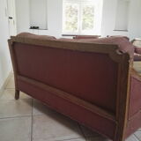 2-seater oak sofa