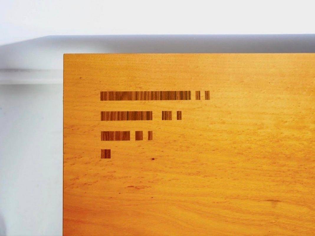 Walnut marquetry coffee table by Jaume Tresserra