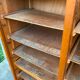 Storage craft cabinet with double oak curtains 1950