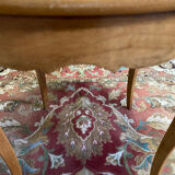 Louis XV cherry pedestal table