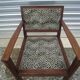 Old leopard fabrics armchair