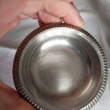 Shiny pewter tea set