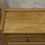 Pair of Louis XVI bedside tables in cherry wood