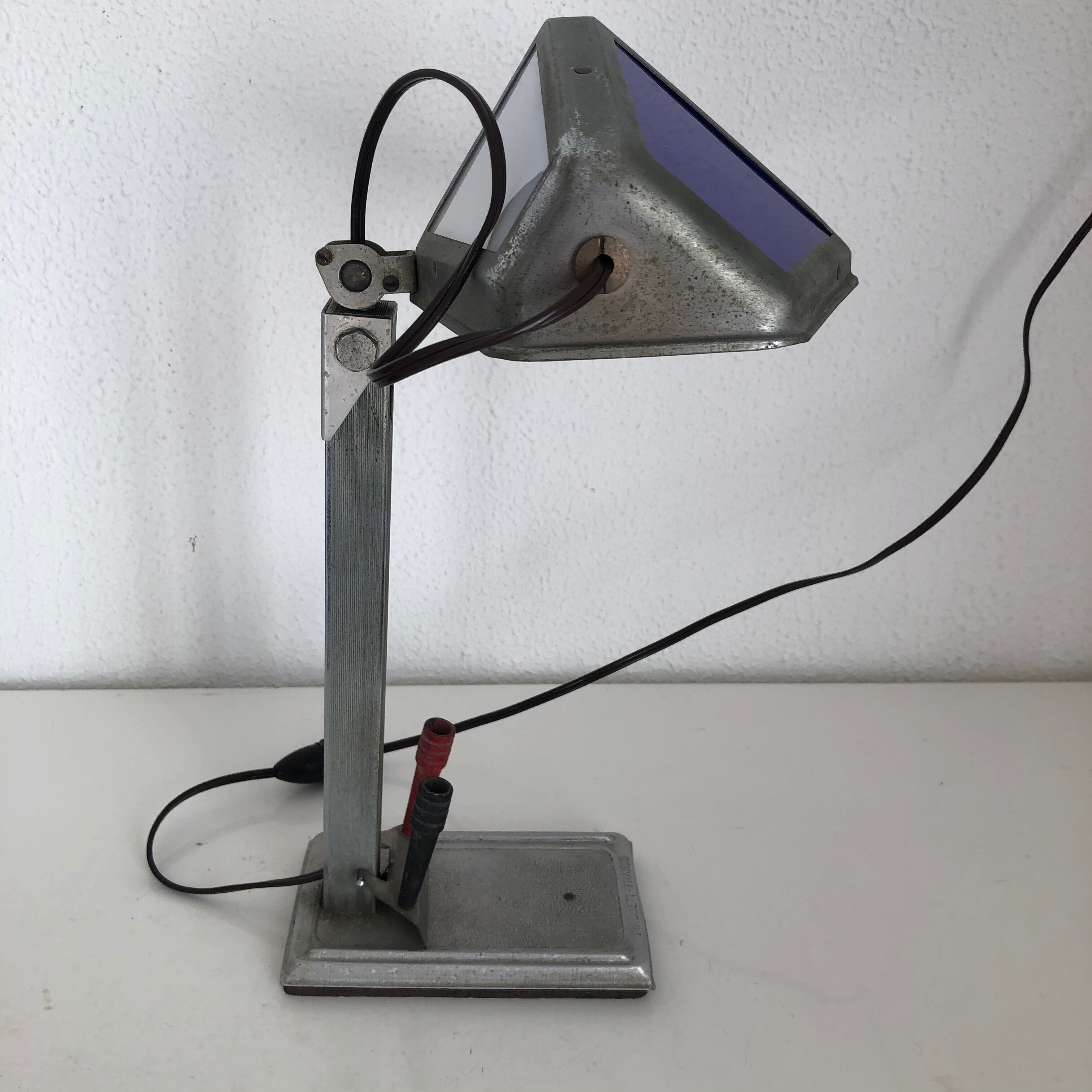 Large vintage lamp 1920 Pirouett Art Deco desk - 50 cm