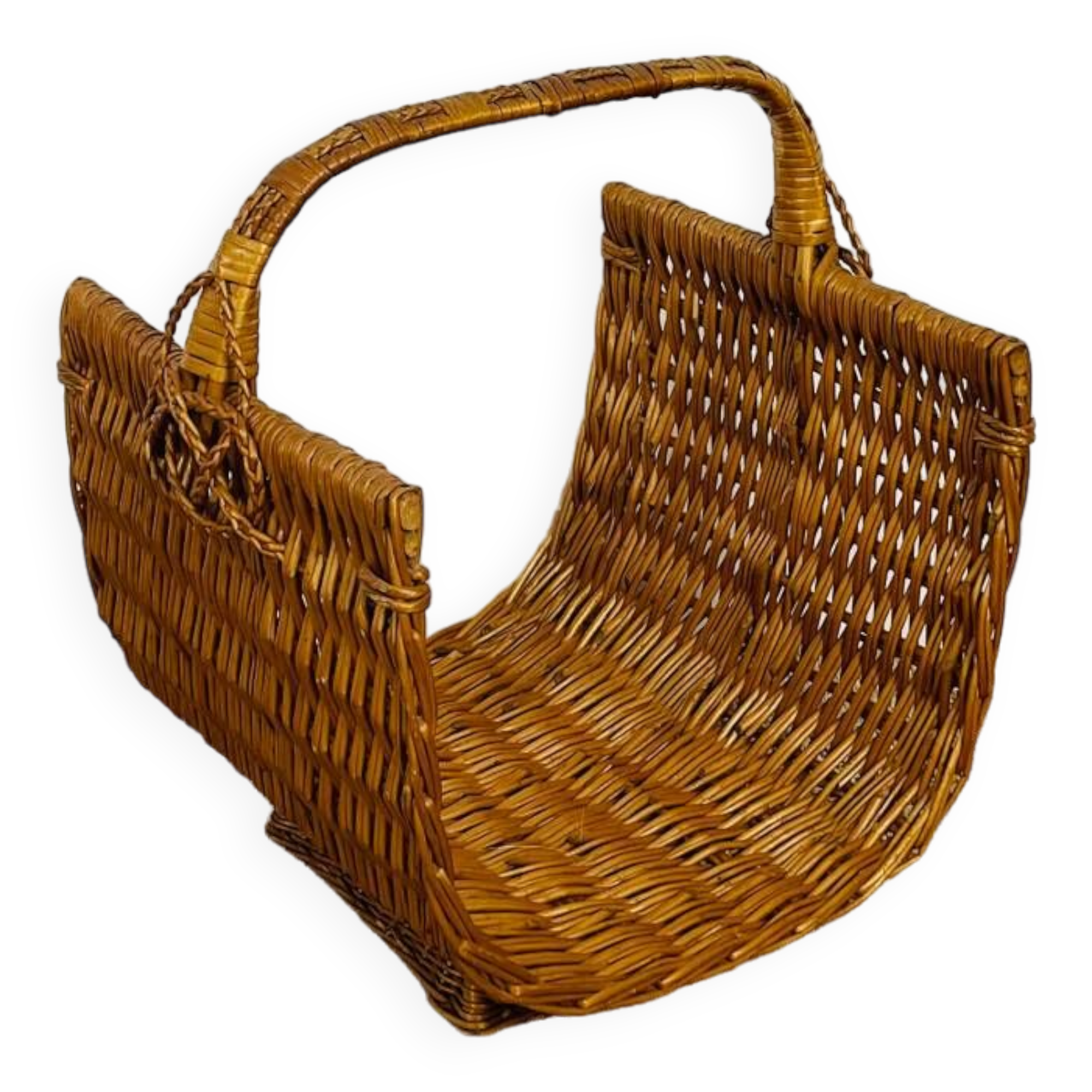 Vintage wicker basket 1960