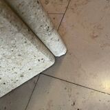 Travertine coffee table 1980