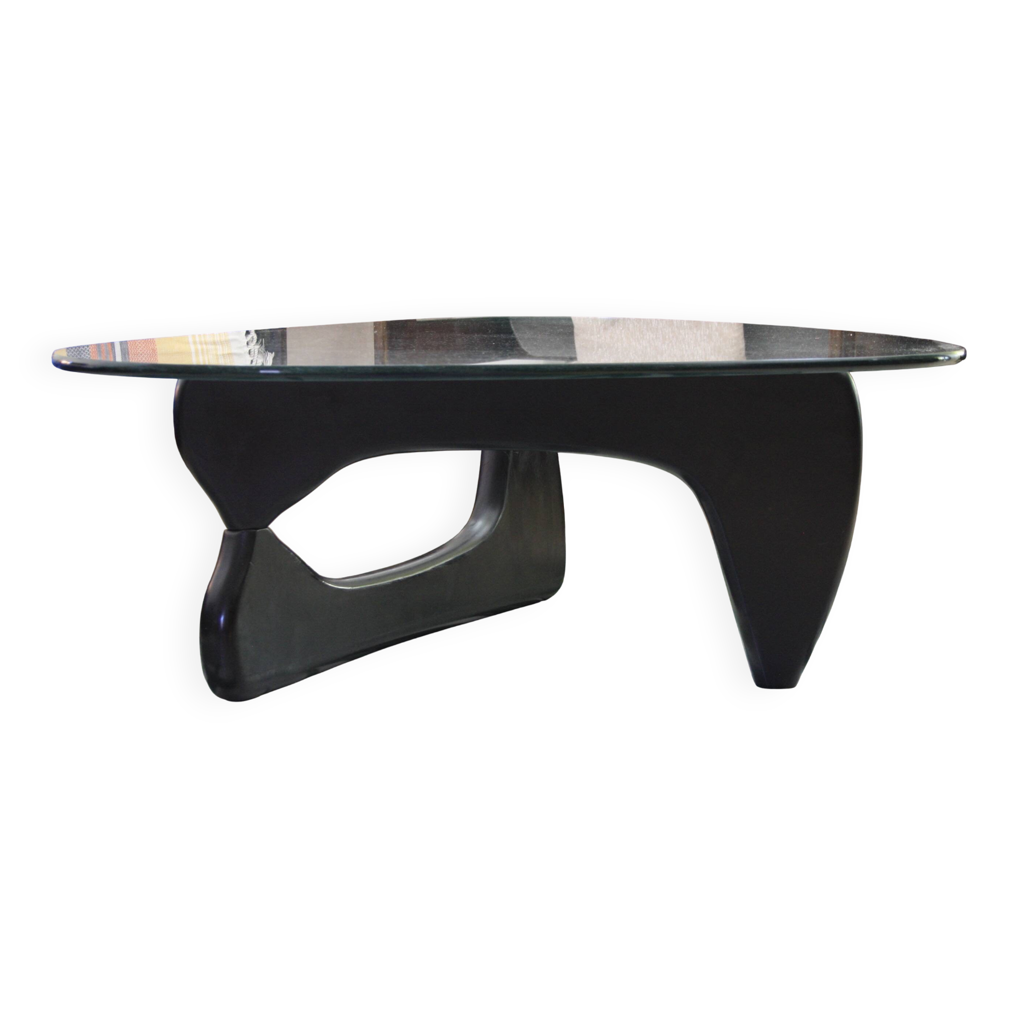 Table basse Isamu Noguchi  bois et verre