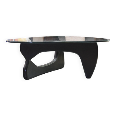 Table basse Isamu Noguchi  bois et verre