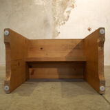Series of eight stools Les Arcs Charlotte Perriand