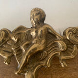 Brass mirror