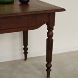 1940s farmhouse table in solid oak