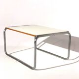 Vintage coffee table white melamine top