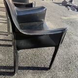 Cassina CAB 413 black armchair