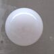 Opaline glass and ceramic wall light