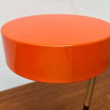 Mid-century minimalist orange table lamp, Italy, 1960s.