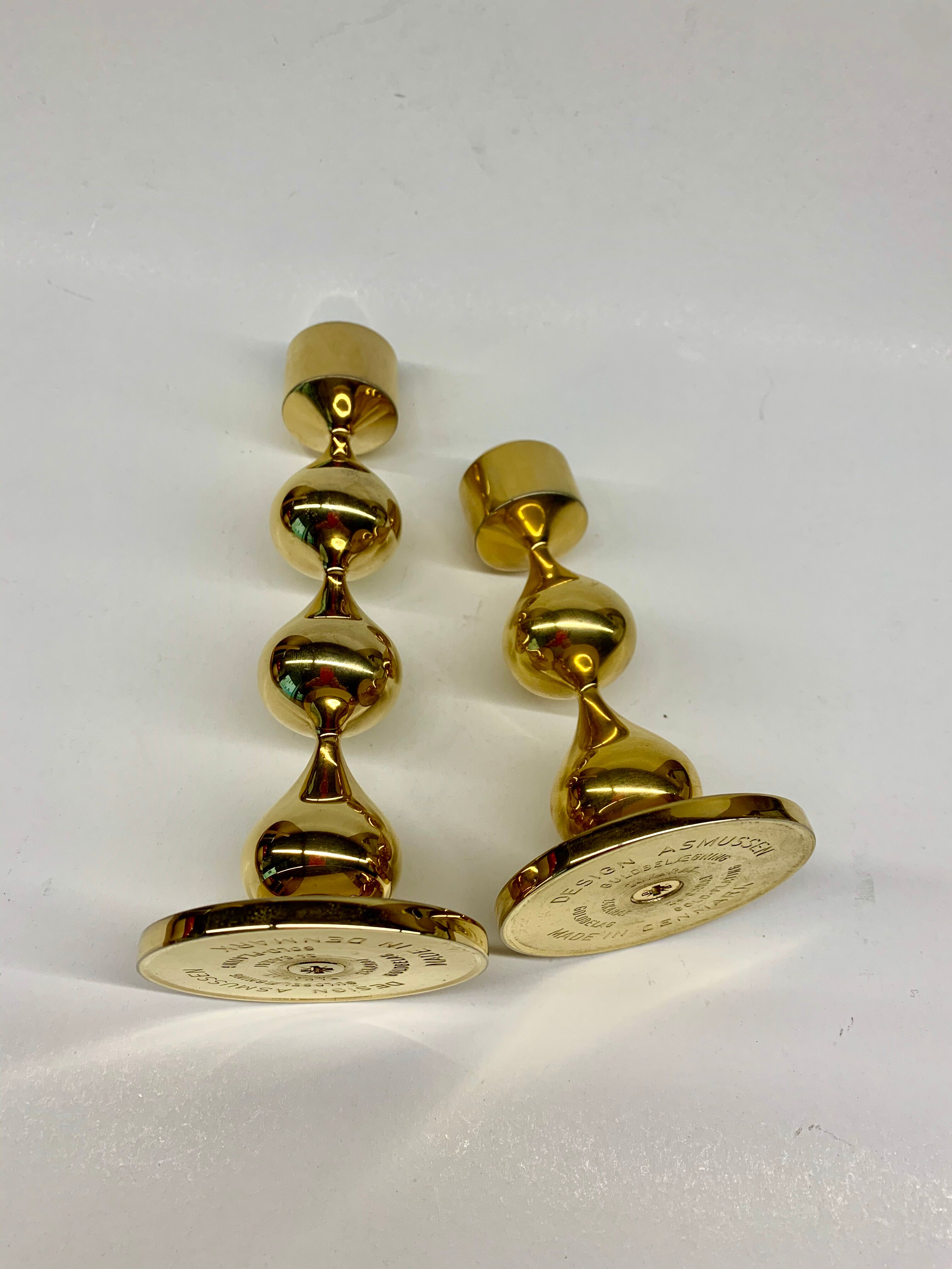 Bougeoirs par Hugo Asmussen pour Asmussen, années 1960