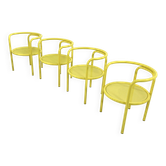 Set of 4 Locus Solus chairs by Gae Aulenti for Poltronova, 1960