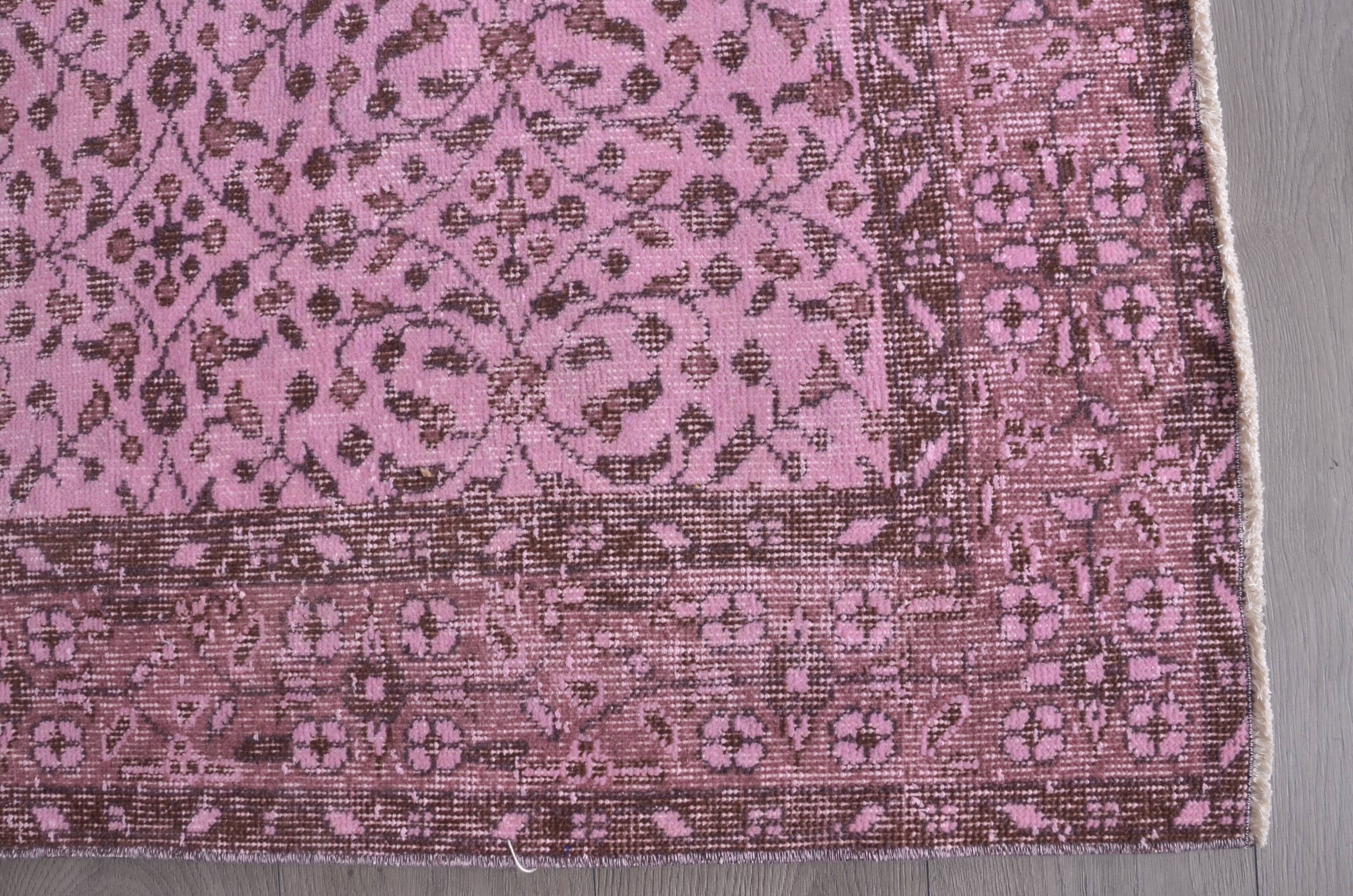 Pink Anatolian Vintage Oushak Rug sku2347