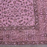 Pink Anatolian Vintage Oushak Rug sku2347