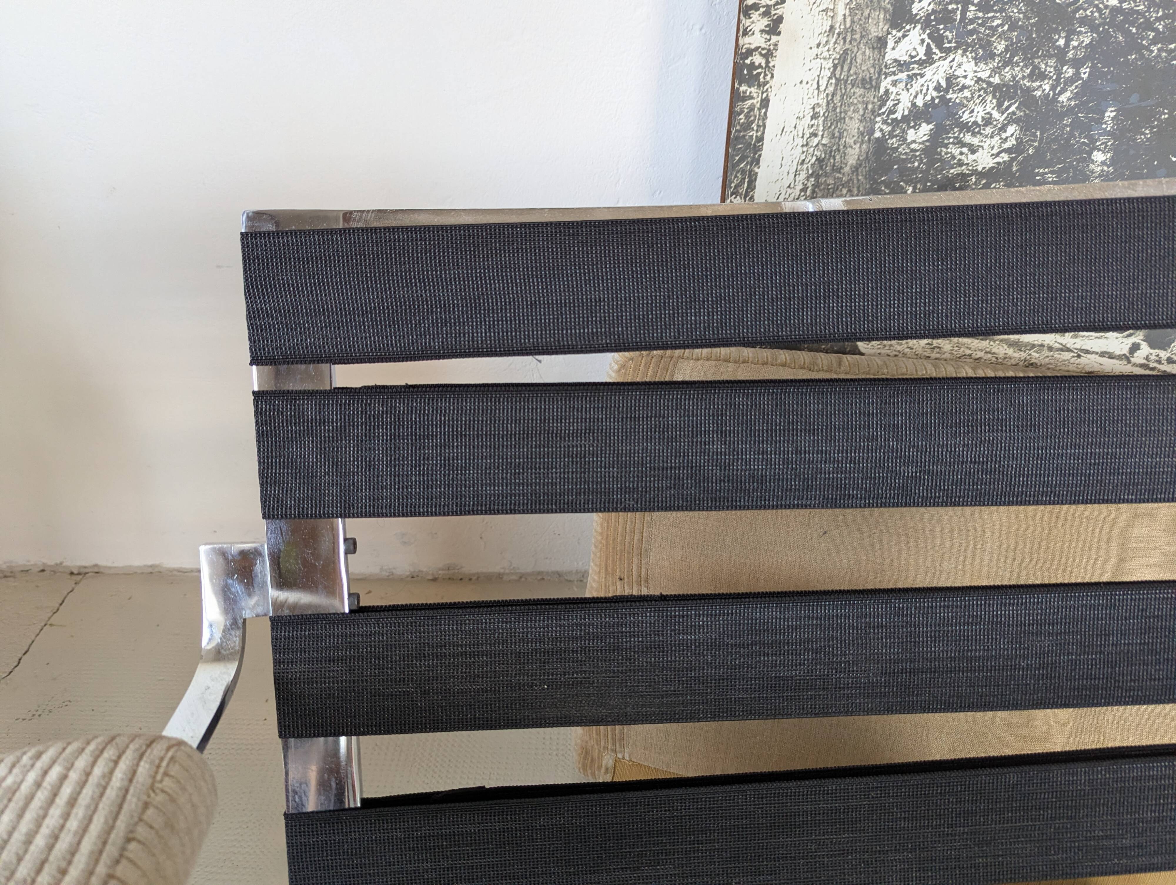 Pair of modernist armchairs by Reinhold Adolf for COR, 1970.