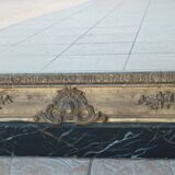 Empire trumeau mirror in wood and stucco