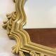 MIROIR Vintage Doré Style ROCAILLE
