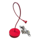 Red desk lamp "jansjö" by ikea - pop design
