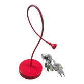 Red desk lamp "jansjö" by ikea - pop design