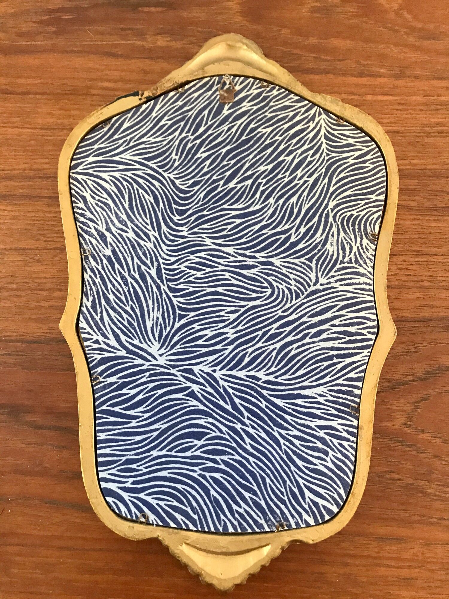 Vintage gilded wood mirror