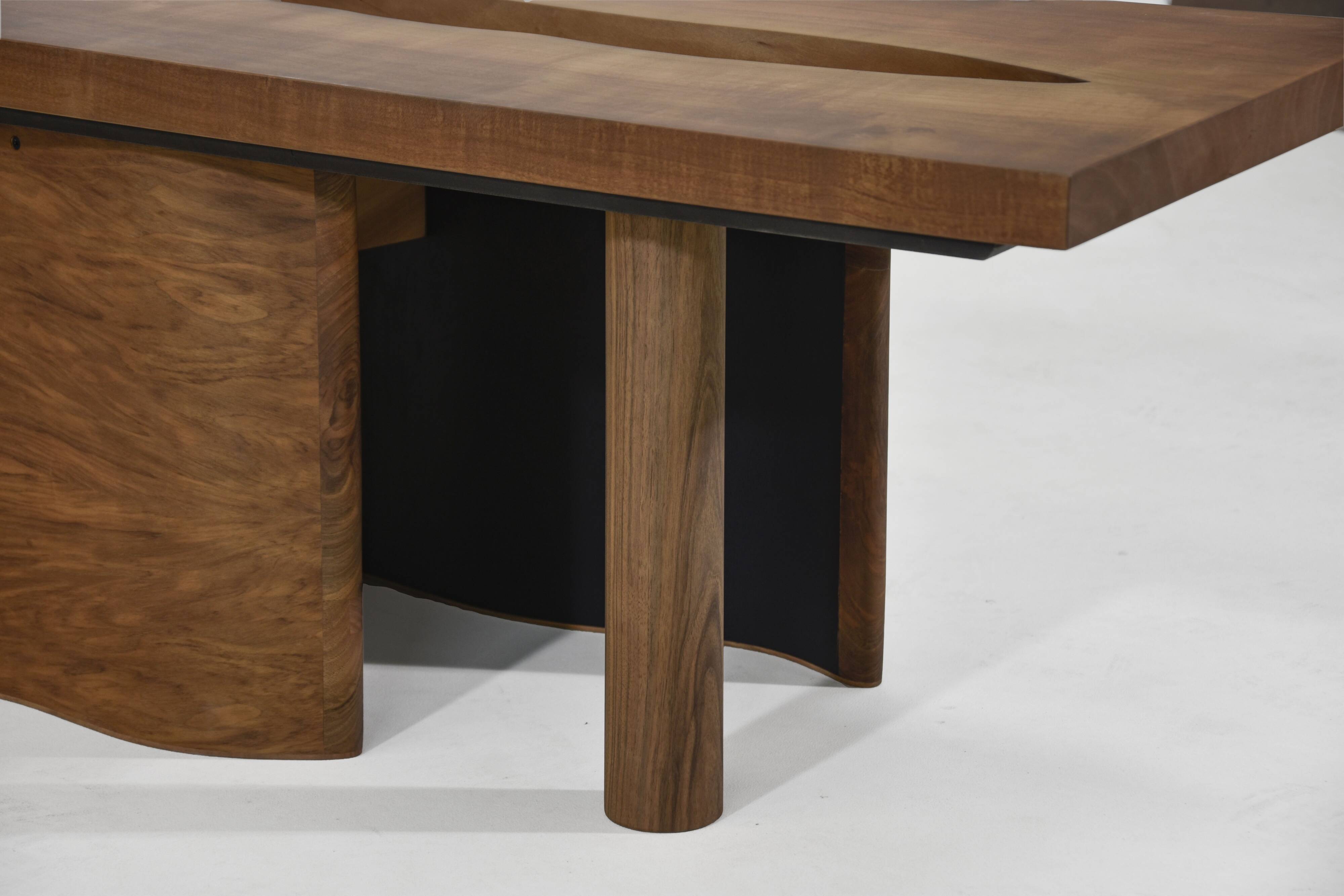 Grande table basse Onda – cerisier