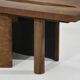Large Onda coffee table – cherry wood